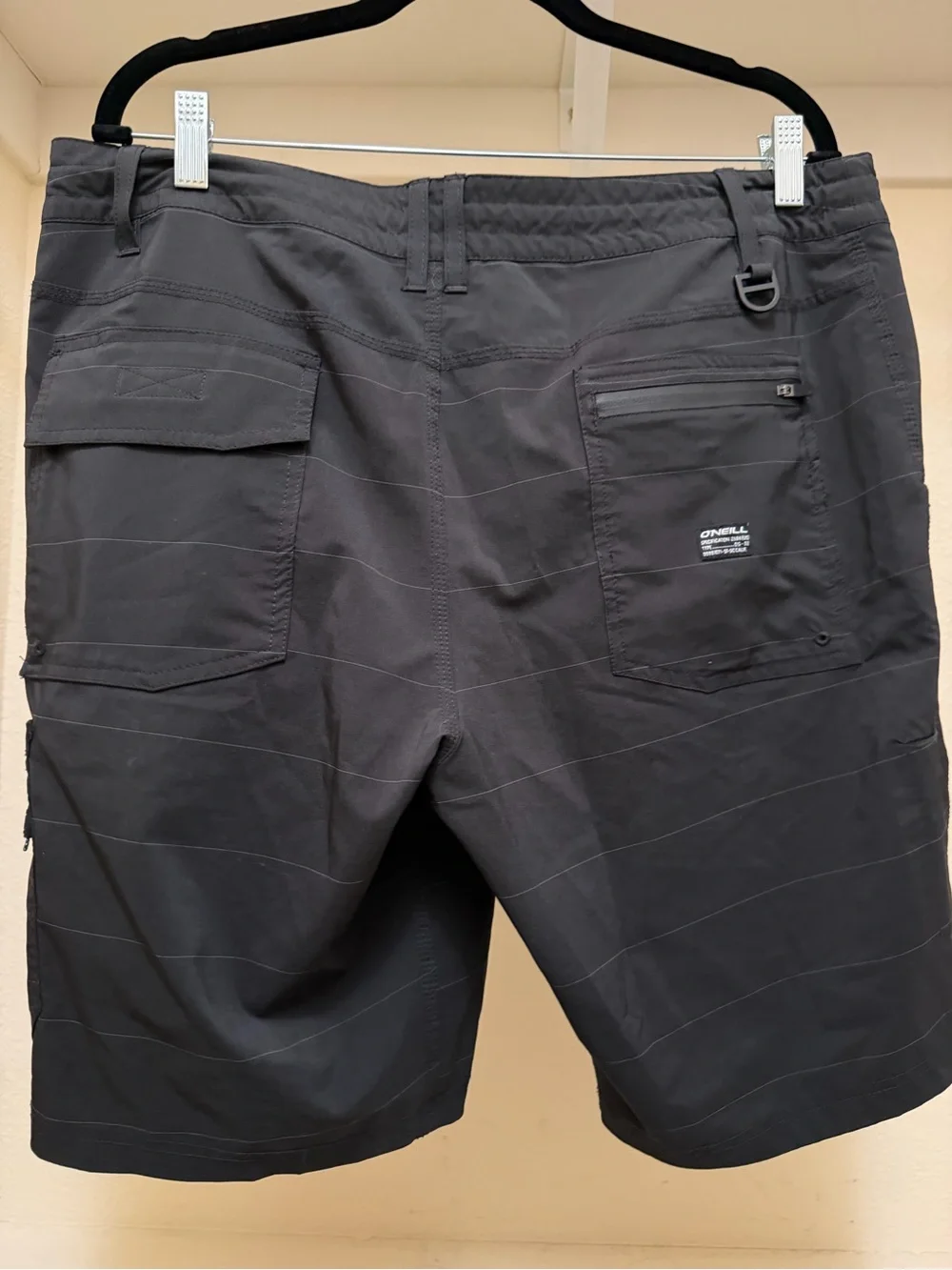 O'Neill Black Striped Surf Short